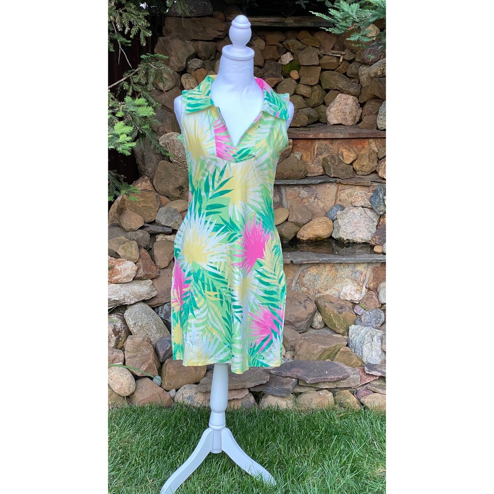 Banana Boat Sundress Size Medium New With Tags UPF 50+ Floral BB828 Print 004